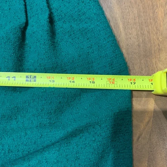 Vintage Emerald Green Joan Mad Men 1950s 3/4 Sleeve Dress - Picture 12 of 12